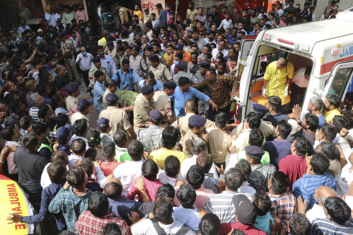 Deadly accidents are common at worship sites in India during major religious festivities. (AP)