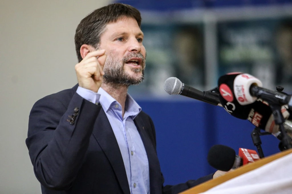 There has been a lot of controversy around finance minister Bezalel Smotrich, who called for Huwara to be “wiped out” (File/AFP)