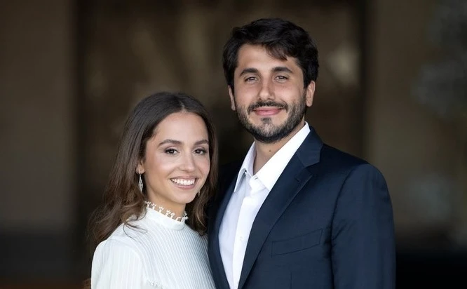Jordan’s Royal Hashemite Court has announced that Princess Iman bint Abdullah II and her fiancé, Jameel Alexander Thermiotis, will wed on March 12, 2023. (Instagram)