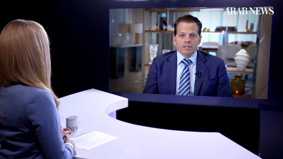 American financier and entrepreneur Anthony Scaramucci has reiterated that he considers the US-Saudi relationship a “Catholic marriage” while speaking to Arab News' Frankly Speaking. (AN Photo)