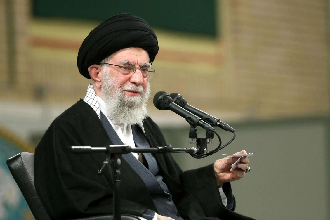 “Authorities should seriously pursue the issue of students’ poisoning. This is an unforgivable crime... the perpetrators of this crime should be severely punished,” Ayatollah Ali Khamenei was quoted as saying by state media. (File/AFP)