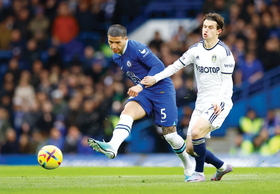 Only three of Chelsea’s signings could be registered for the knockout stages with the trio of Enzo Fernandez (pictured), Joao Felix and Mykhailo Mudryk making the cut. (Reuters)