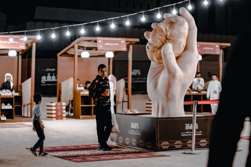 Desert Truffle Festival visitors were offered the chance to taste and buy truffle products, take part in workshops and competitions, and watch live music and cooking demonstrations. (AN Photo/Huda Bashatah)