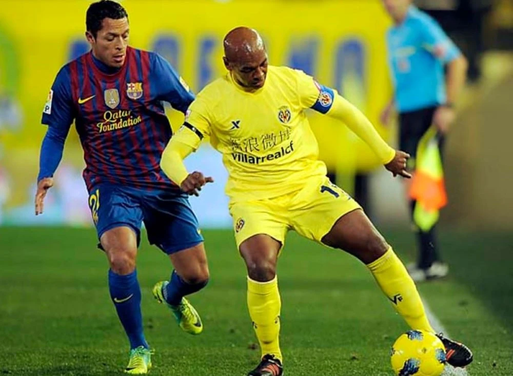 Marcos Senna played more than 200 matches over 11 years with Villarreal. (AFP)
