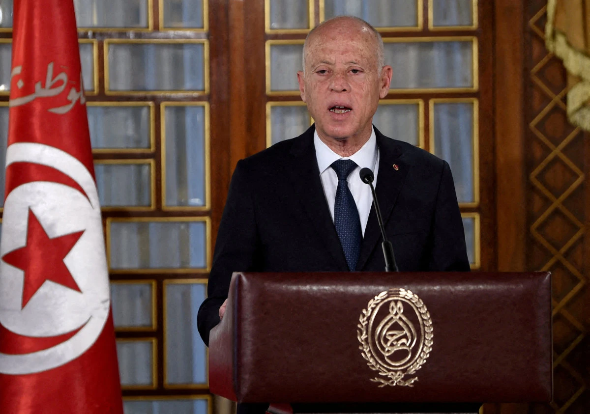 Tunisian President Kais Saied says his crackdown on sub-Saharan African migrants and comments against a perceived plot to erase Tunisia’s identity were not racist. (Reuters)
