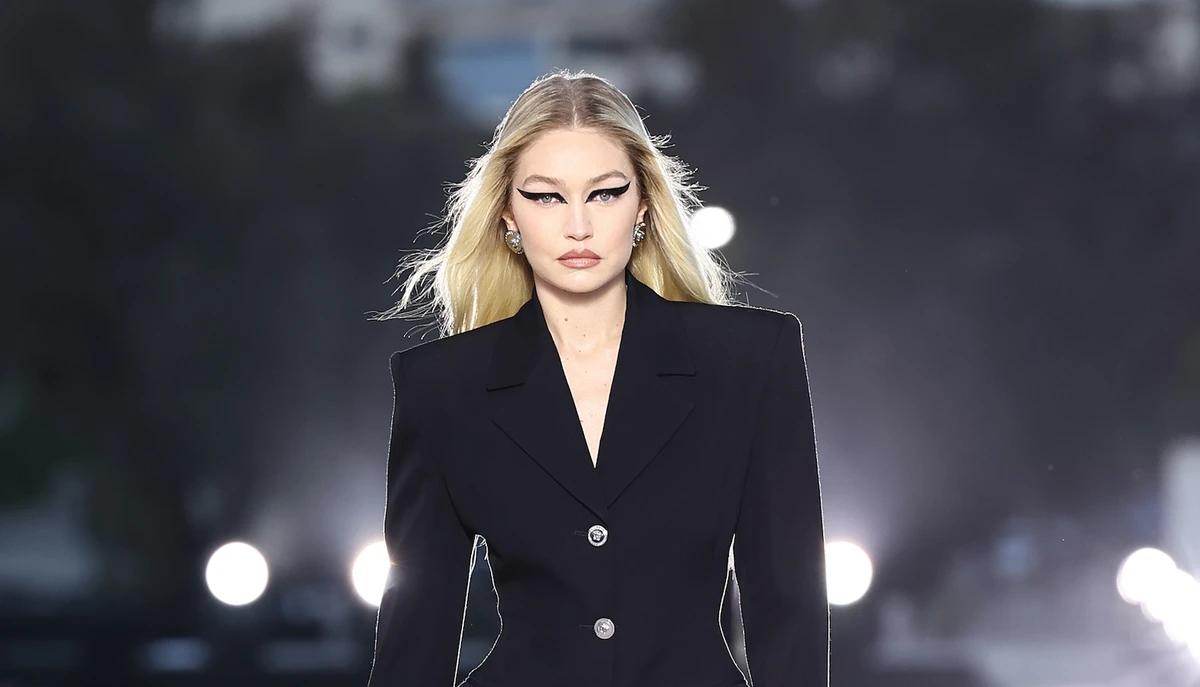 Gigi Hadid wore two outfits. (Getty Images)