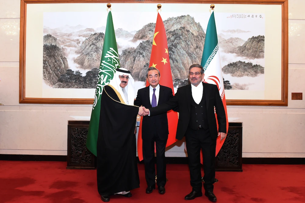 Iran and Saudi Arabia agreed to reestablish diplomatic relations and reopen embassies after seven years of tensions. (Xinhua/AP)
