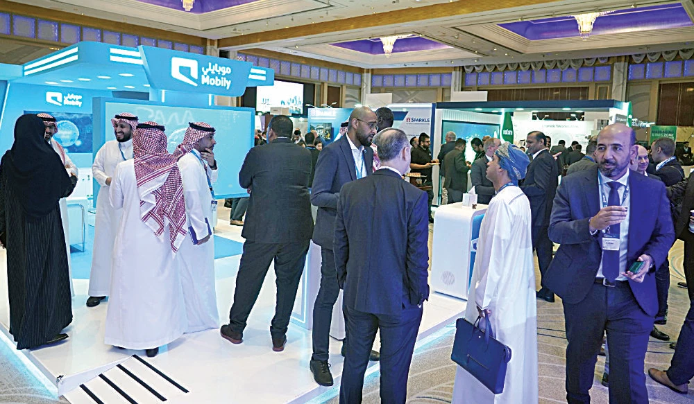 Mobily’s pavilion at the three-day Capacity Middle East 2023 conference in Dubai. The event, held from March 7-9, was attended by more than 2,000 ICT professionals and industry leaders.
