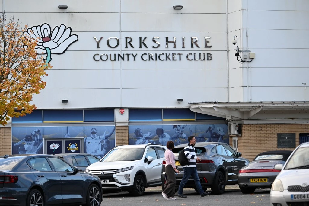 Above, the Yorkshire County Cricket Club outside Headingley. (AFP file photo)