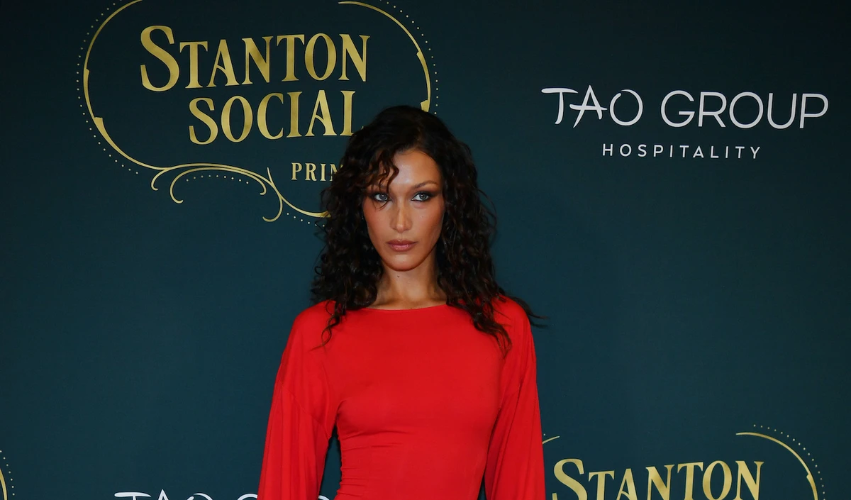 The “Buckle” dress is form-fitting, with a flowy skirt. (Getty Images)