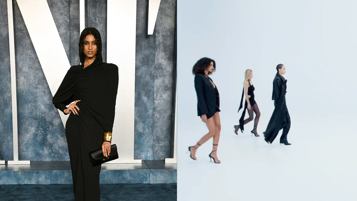 Imaan Hammam starred in the new campaign. (AFP/ Instagram)