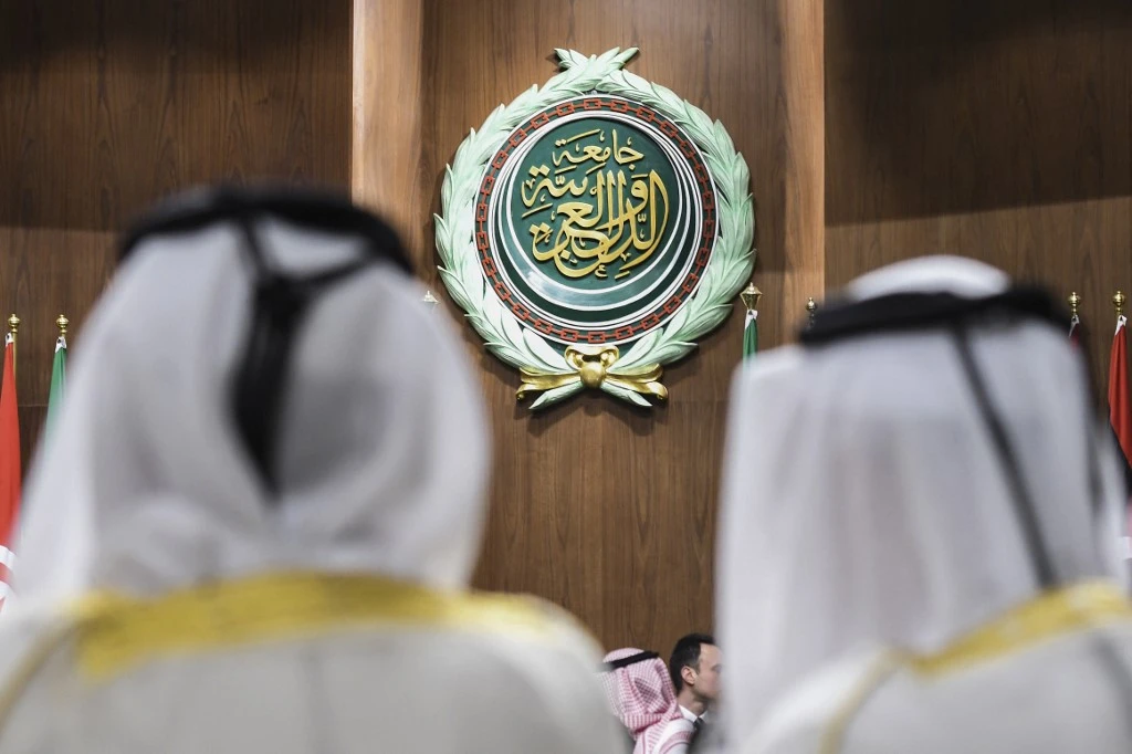 Delegates attend the Arab League summit in Cairo, on February 12, 2023. (File/AFP)