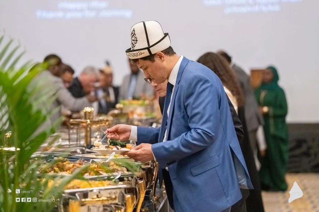 Dean of Diplomatic Corps Dya-Eddine Said Bamakhrama organized iftar for diplomats & families at Cultural Palace in DQ, Riyadh. (Supplied, Dean Diplomatic Corps)
