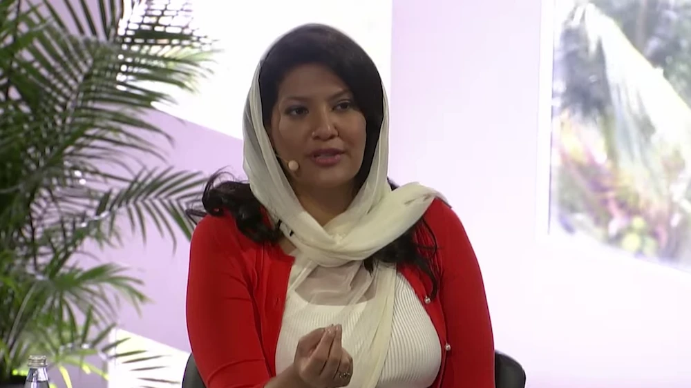 Princess Reema bint Bandar was speaking during a panel discussion of what the UN has described as the “largest cost-of-living crisis of the 21st century” at the FII Priority conference in Miami. (Screenshot/FII Priority)