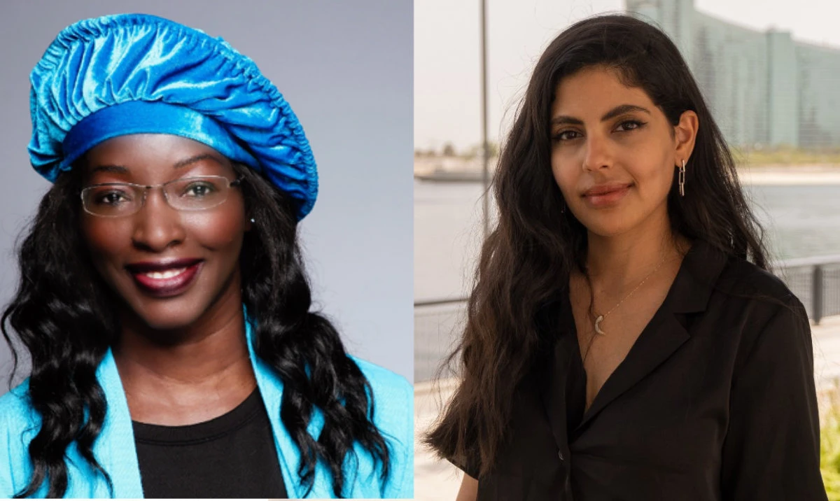 Among the critics who shared their expertise during the conference were Naminata Diabate (left), an associate professor at Cornell University and Book Author of Naked Agency, and Saudi Ruba Al-Sweel, a writer and researcher of arts and culture. (Supplied)