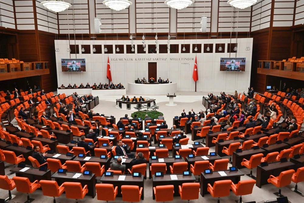 Turkish lawmakers vote in favor of Finland's bid to join NATO late Thursday, March 30, 2023. (AP)