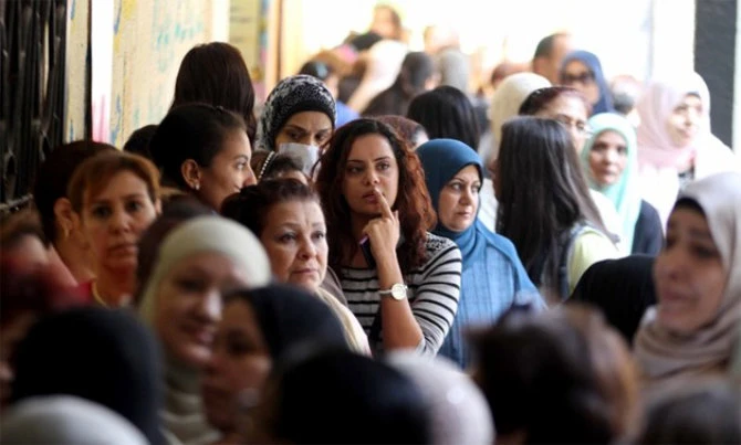 Nearly 80 percent of women across the Arab world are still not participating in the labor force. (AFP)