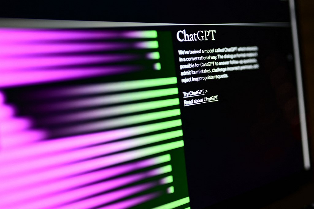 Italy became the first Western country to block ChatGPT over privacy and compliance concerns (File/AFP)