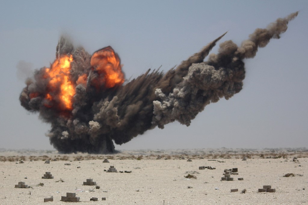 A Landmines and Cluster Munition Monitor report revealed that land-mine casualty rates have been on the rise since 2015, with 6,897 people killed or maimed in 2018. (AFP)