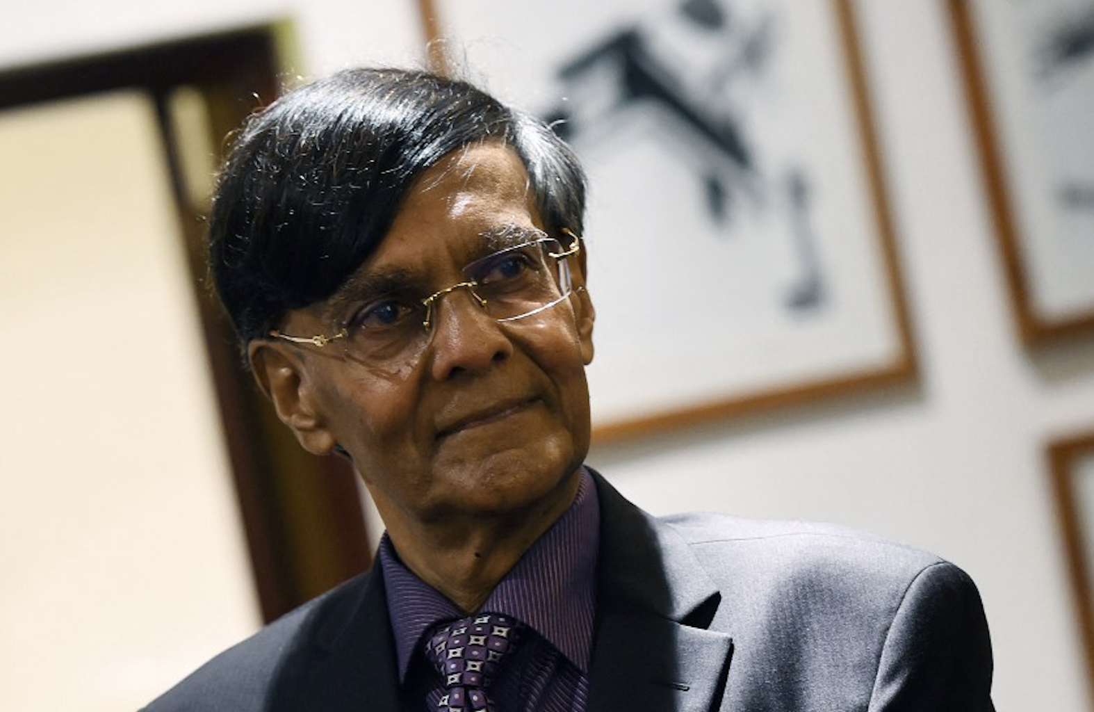 Climate expert Mohan Munasinghe poses for a photograph. (File/AFP)