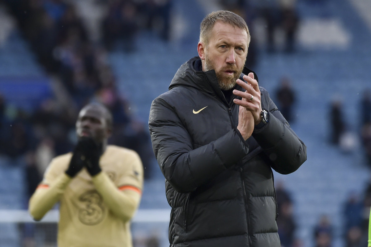 Chelsea has fired manager Graham Potter with the club languishing in the middle of the Premier League standings despite spending more than $600 million on players in the last two transfer windows. (AP file)