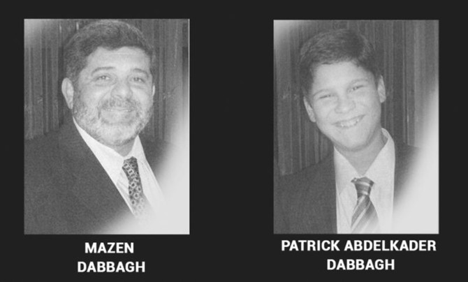 Mazzen Dabbagh and, right, Patrick. (File)