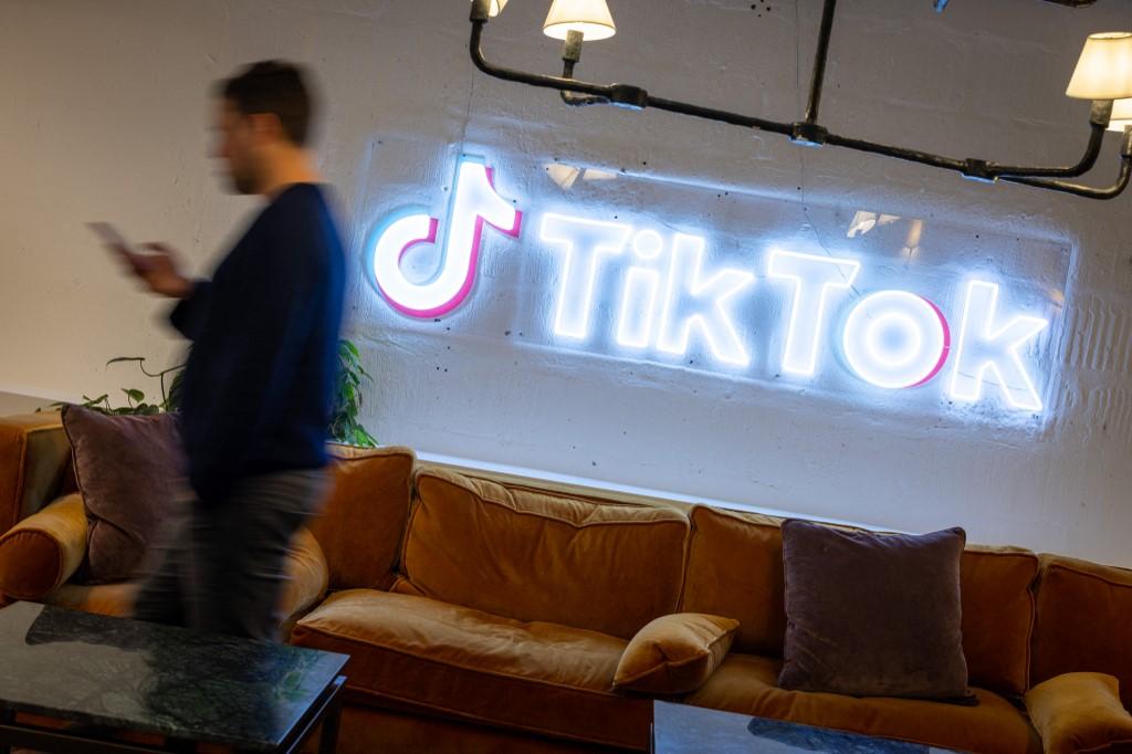 TikTok's terms of service do not permit minors under 13 to use the app. (AFP/File)