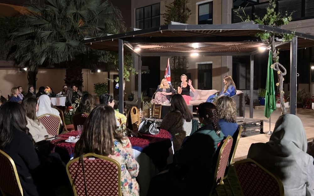 The British Embassy hosted a Ghabga, a women’s Ramadan event for UK alumni to network, share experiences and celebrate Saudi women. (AN Photo/Lama Alhamawi)