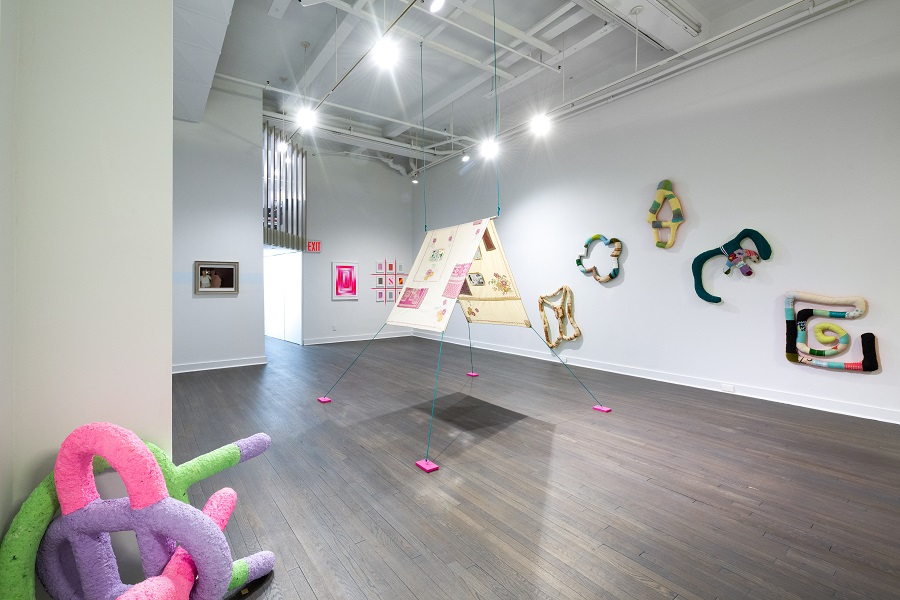 Installation view of ‘A Thought Is A Memory’ by Noel Maghathe. (Photo by Filip Wolak)