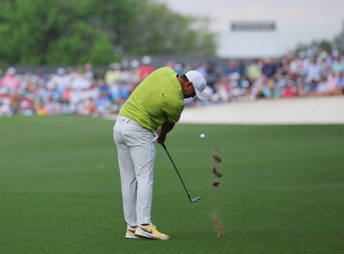 Koepka living large at Masters, leads with Rahm and Hovland