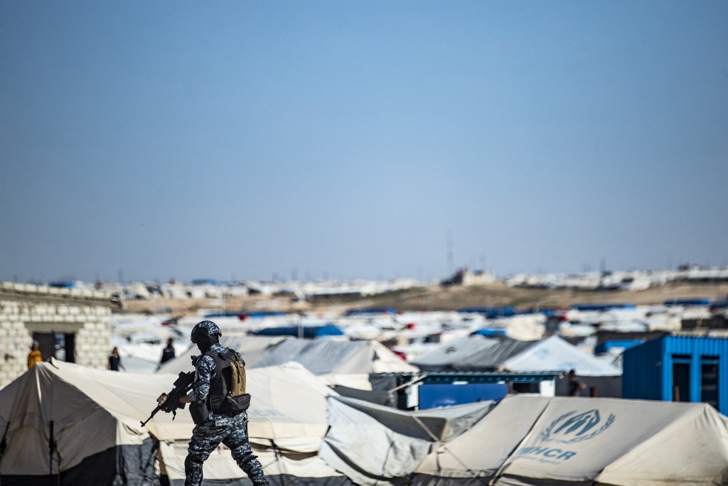 Since the end of the “caliphate” established by the Daesh group in Syria, many countries have been reticent to accept the repatriation of women and children of jihadists (AFP)