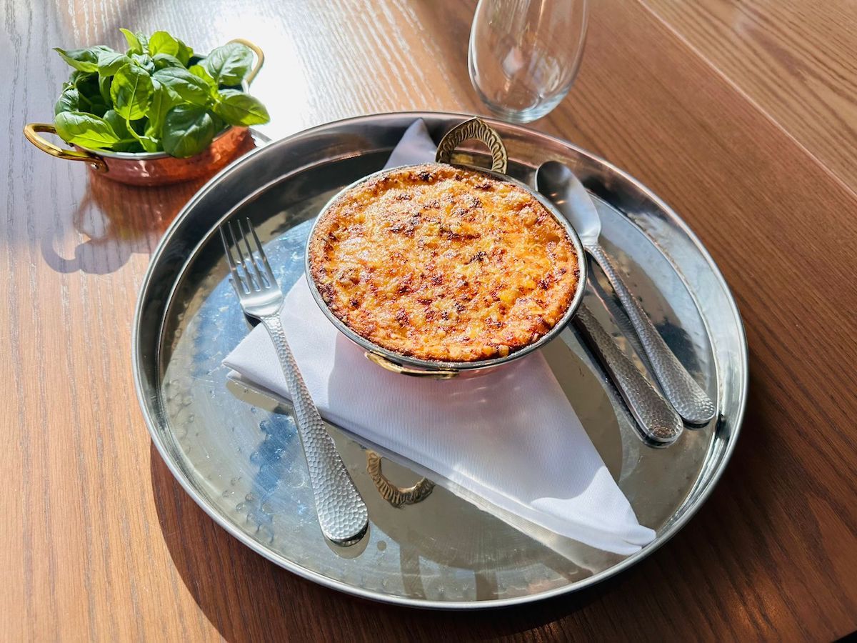 Tereziou added a twist to the dish by using chicken instead of beef. (Supplied)