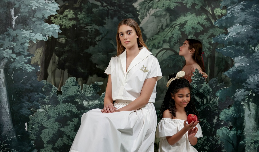 Saudi fashion designer Razan Alazzouni has partnered with The Walt Disney Company to launch a special edition collection inspired by Disney princess Snow White. (Supplied)
