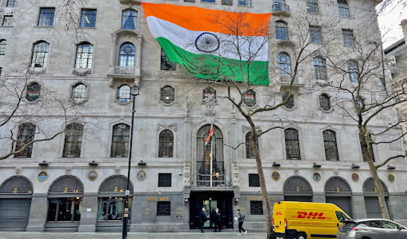 The image posted on March 2023 shows Indian High Commission in London. (Photo courtesy: Google Maps)