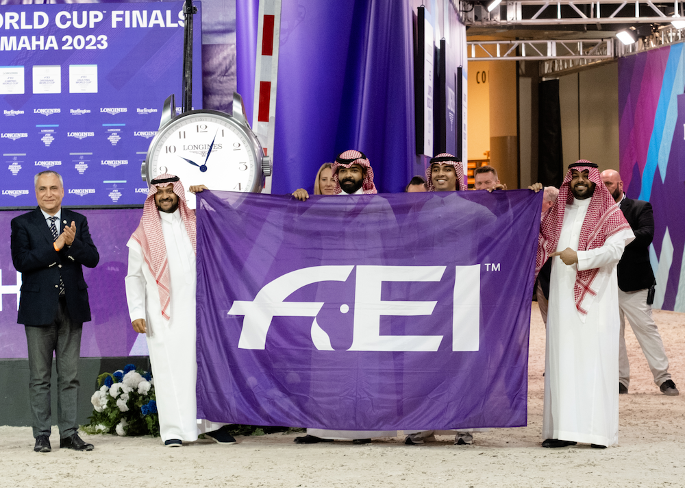 The FEI World Cup Finals 2024 will be held in Riyadh during April of next year. (SEF)