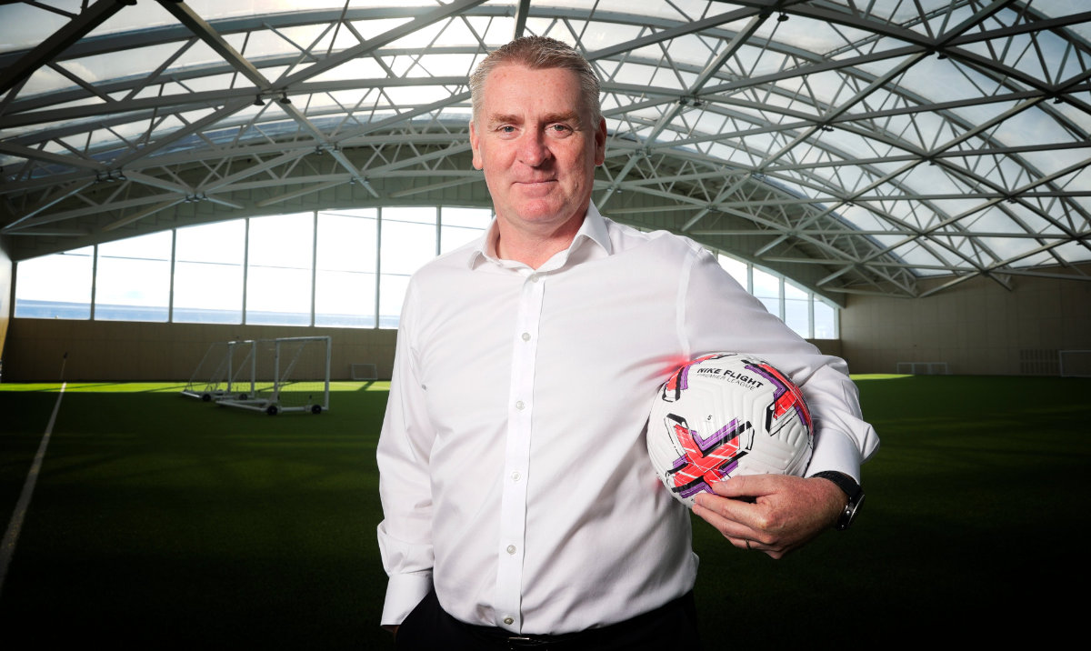 Dean Smith will take charge for Leicester’s last eight games of the campaign. (Twitter/@LCFC)