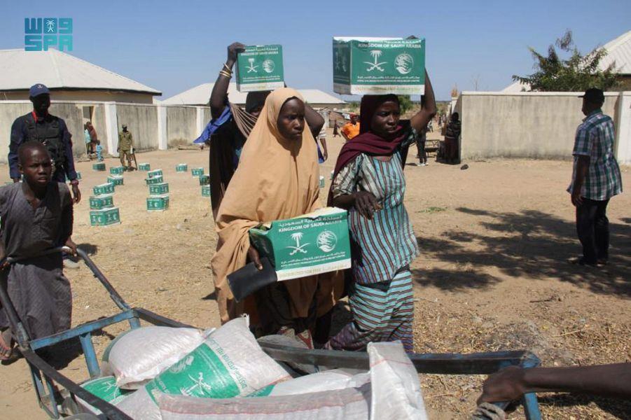 The center also distributed 56.308 tons of aid in Nigeria (SPA)