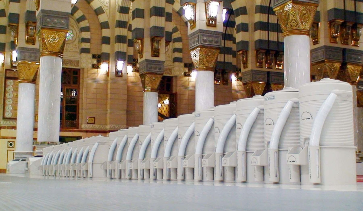 Prophet’s Mosque given 400 tons of Zamzam water daily