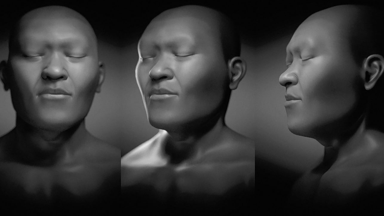 The face of an ancient Egyptian who died more than 30,000 years ago was recently reconstructed by scientists. (Cícero Moraes)