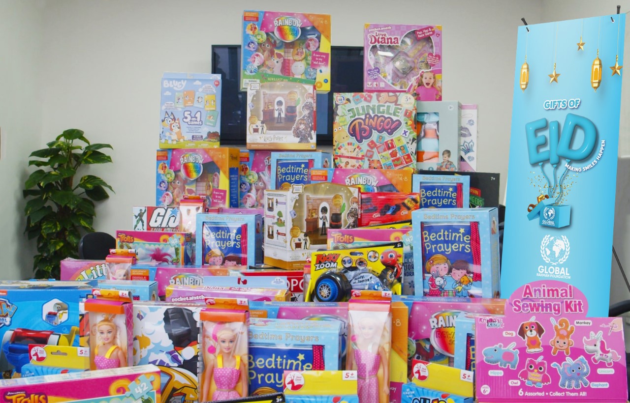 Global Rahmah Foundation (GRF) has launched ‘Gifts for Eid’, a charity project that aims to spread kindness, unity and generosity across the UK during Ramadan. (Supplied)