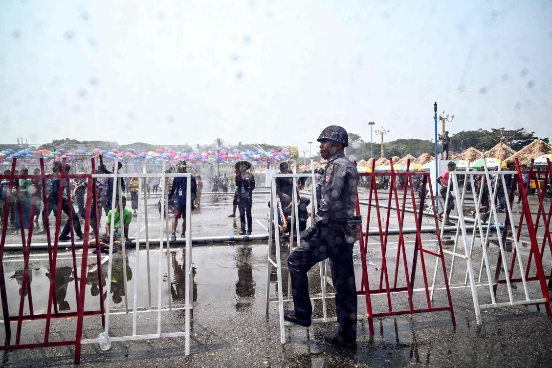 More than 21,000 people have been arrested since the Myanmar military ousted Aung San Suu Kyi’s government in February 2021, according to a local monitoring group. (AFP)