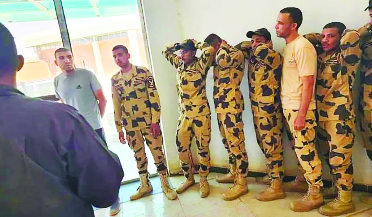Egyptian soldiers were detained by one of the factions, the Rapid Support Forces, in Merowe. (Photo/Twitter)
