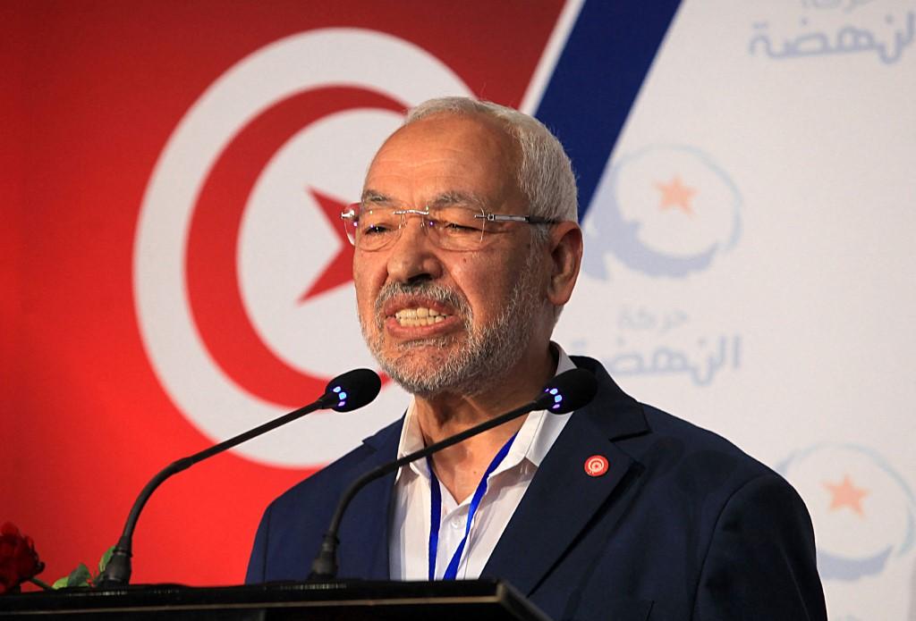 Police detained Ennahda leader Rached Ghannouch. (AFP)