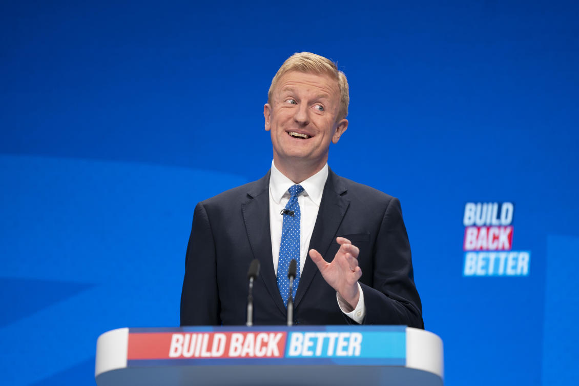 Cabinet Minister Oliver Dowden said the threat comes from hackers sympathetic to Russia though not necessarily directed by the Russian state. (AP/File)