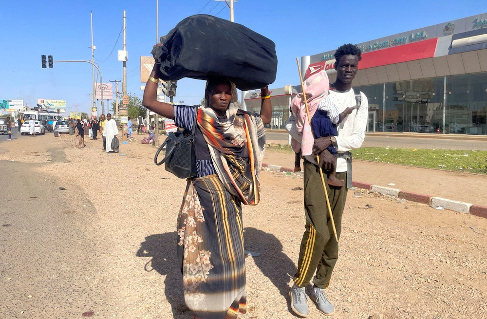 Khartoum and its sister cities Omdurman and Bahri have been rocked by fierce battles this week, forcing residents to flee the fighting.