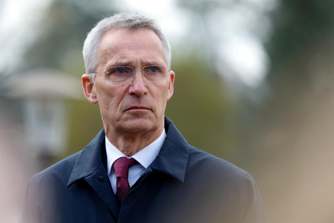 NATO Secretary-General Jens Stoltenberg said Ukraine would eventually become a member. (REUTERS)