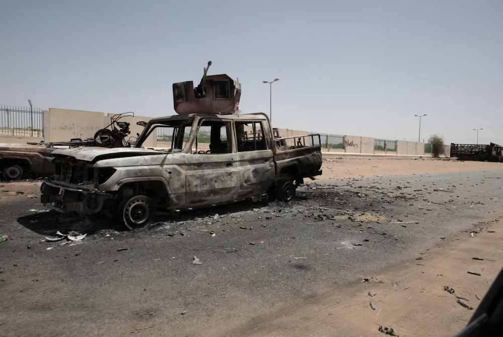 Aid workers, diplomats, officials and citizens have been trapped in Sudan since fighting broke out last Saturday between the army and the Rapid Support Forces. (AP)