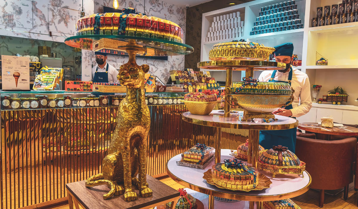 Sales for sweets retailers, chocolatiers and confectioners surge during this time of the year and they make sure to not only cater to demand, but also smooth service. (AN photo by Huda Bashatah)
