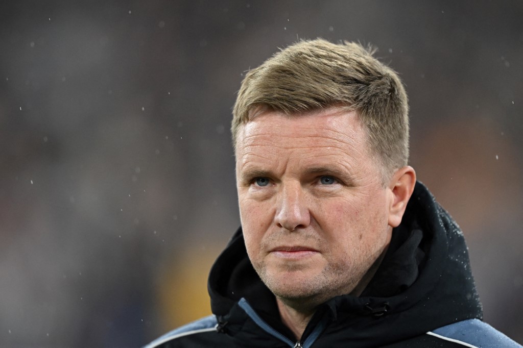 Head coach Eddie Howe said: ‘It’s a huge game for us. There’s no denying that at this stage of the season, with the games running out … it’s a big moment in our season.’ (AFP)