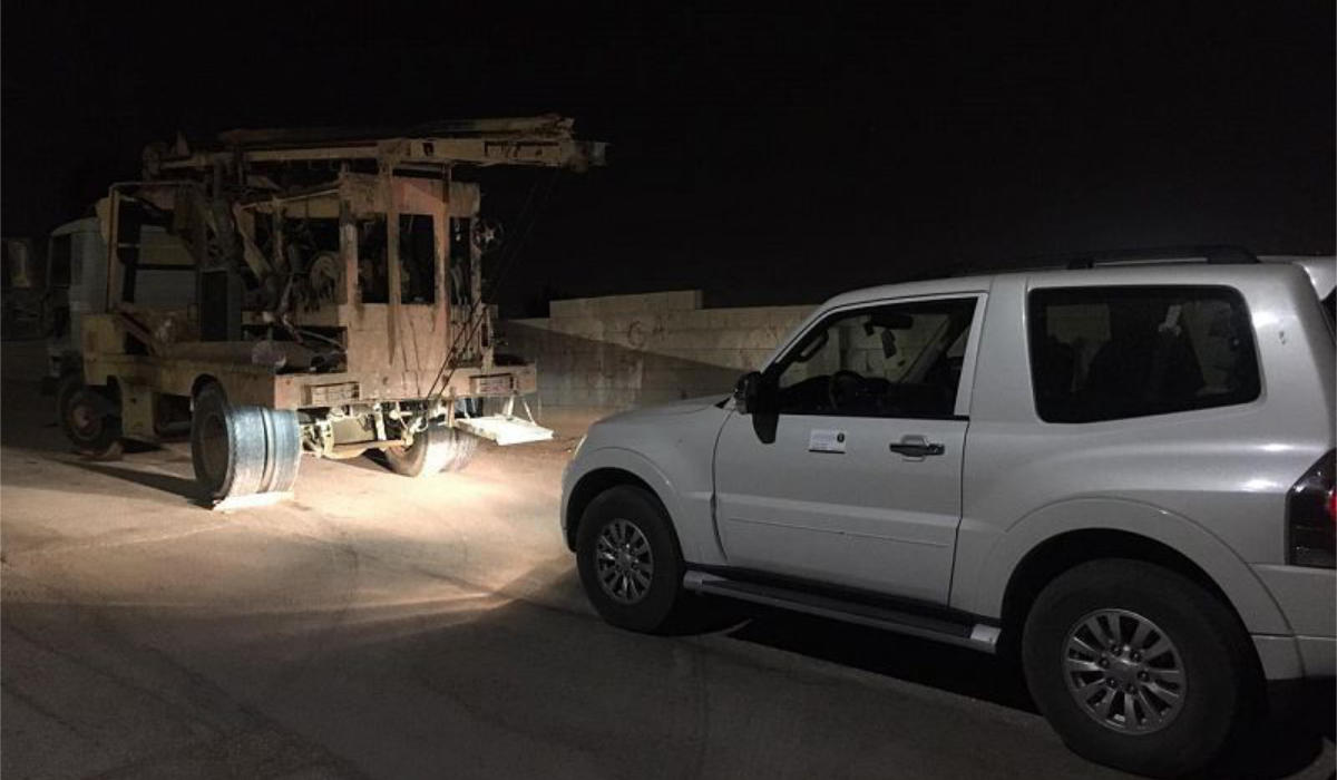 Ministry supervisory teams have seized three artesian well drilling rigs that were operating without a permit. (SPA)